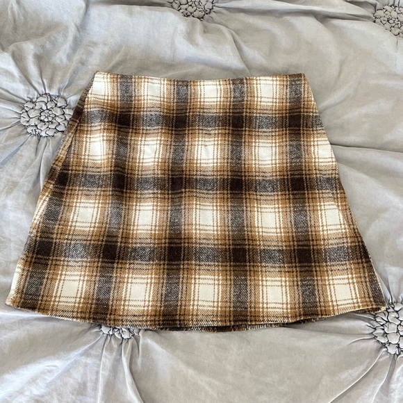 Plaid Mini Skirt - Picture 1 of 7